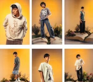 Model wearing Pas Une Marque SS26 “Point of No Return” collection
